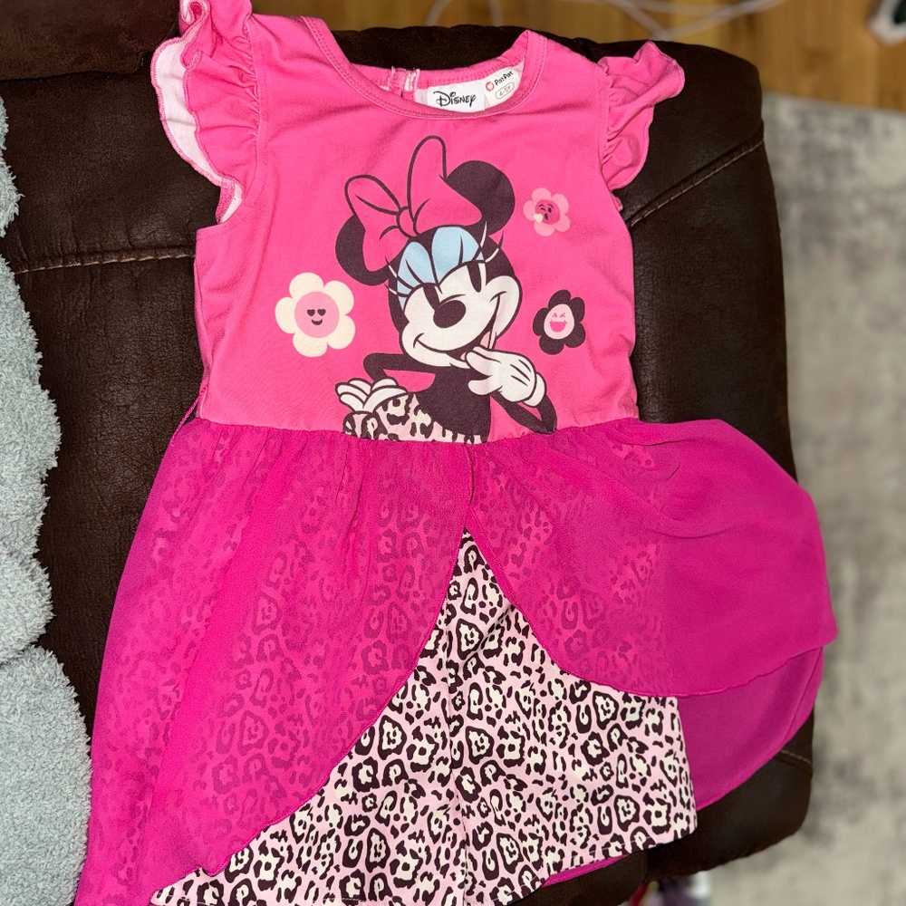 Minnie Mouse romper with added skirt look